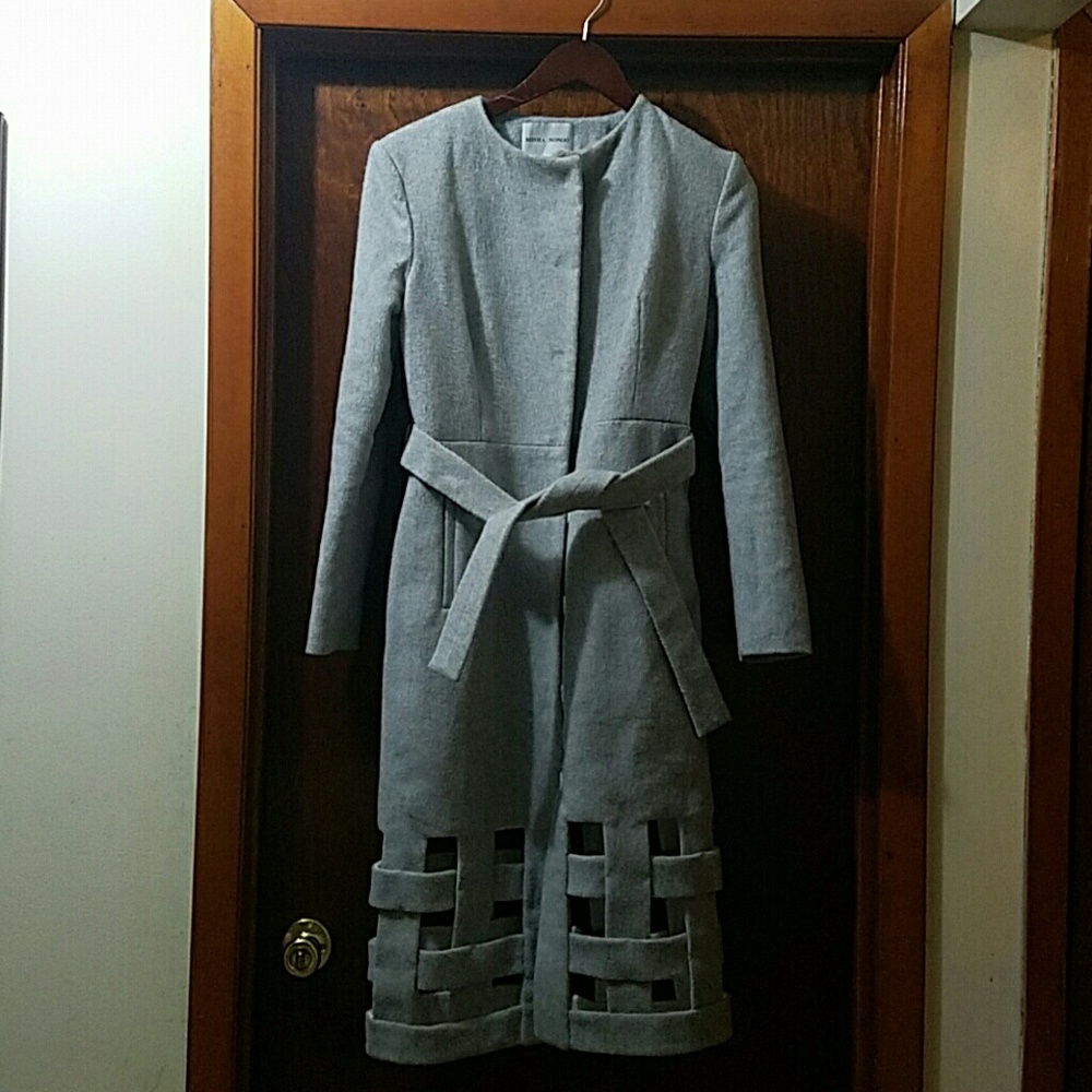 👀Authentic Misha Nonoo Gray Wool Coat👀